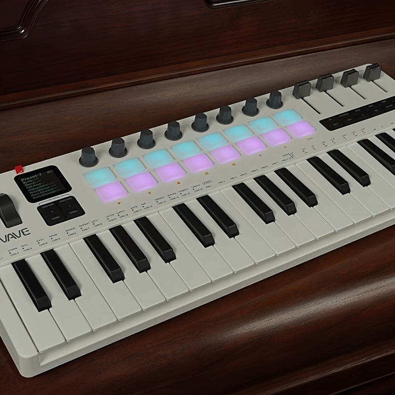 لوحة مفاتيح ميدي بلوتوث M-VAVE - مراجعة Midi Controller Pad وسعره