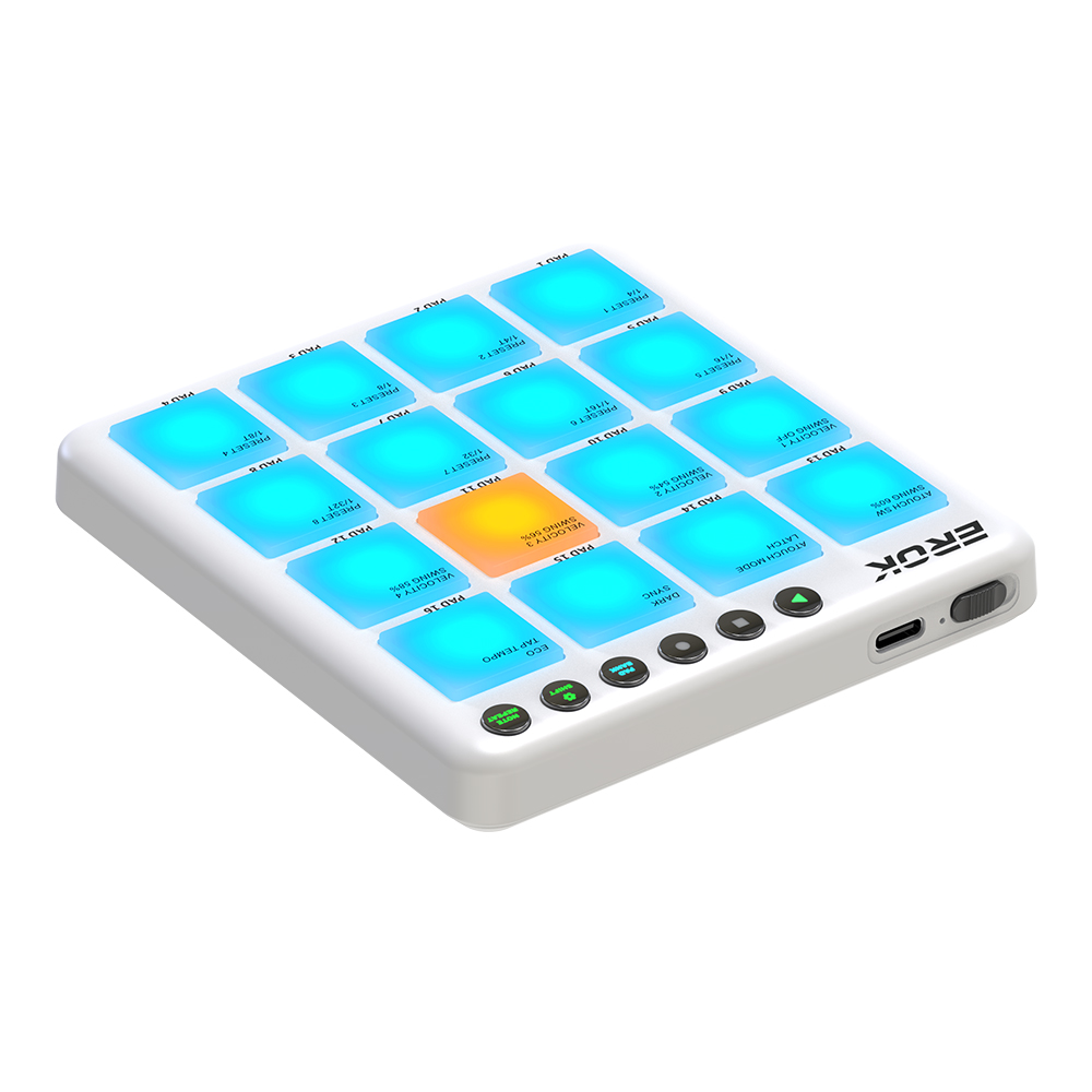 وحدة تحكم MIDI لاسلكية من EROK - مراجعة Midi Controller Pad وسعره