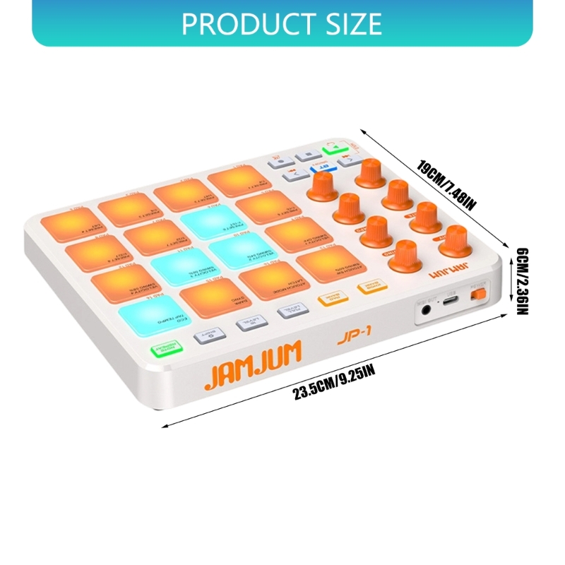 1 قطعة وحدة تحكم MIDI RGB لوحة - مراجعة Midi Controller Pad وسعره