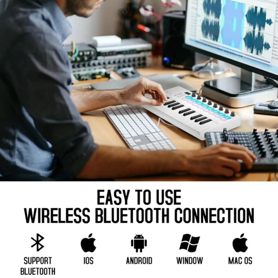 لوحة مفاتيح ميدي من إم-في-في م - مراجعة Midi Controller Pad وسعره