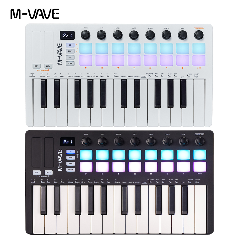 M-VAVE SMK-25 سلسلة MIDI الوسا - مراجعة Midi Controller Pad وسعره