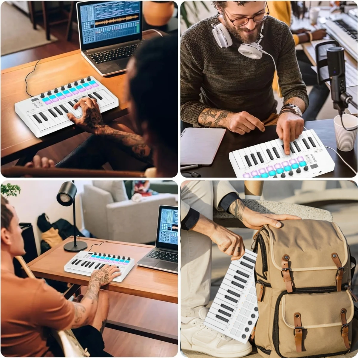 M-VAVE SMK-25 II 25 مفتاح MIDI - مراجعة Midi Controller Pad وسعره